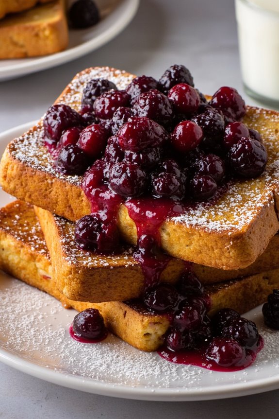 berry compote breakfast delight
