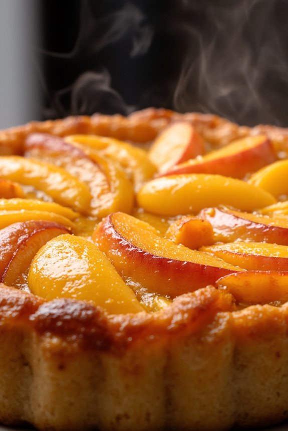caramelized apple upside down tart