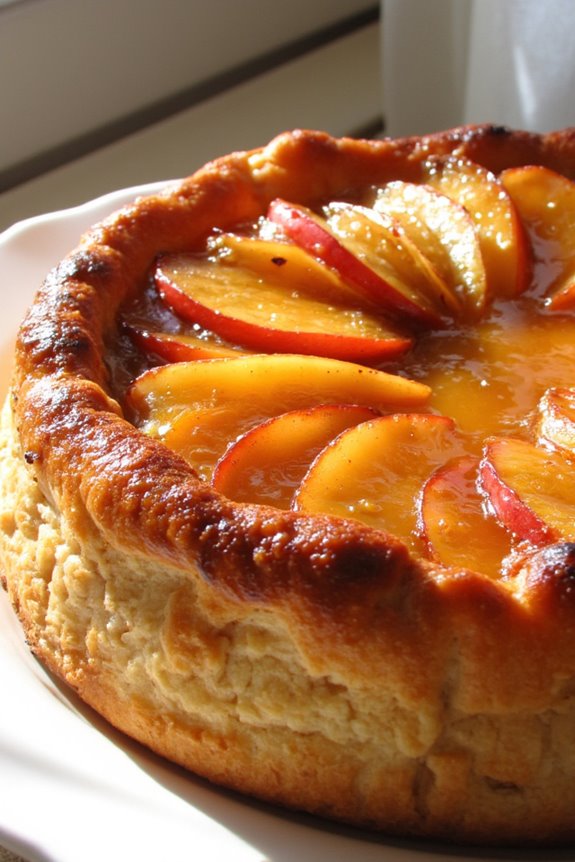 caramelized apple upside down tart