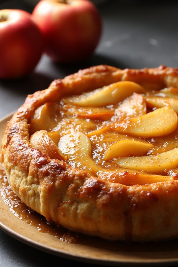 caramelized apples buttery pastry