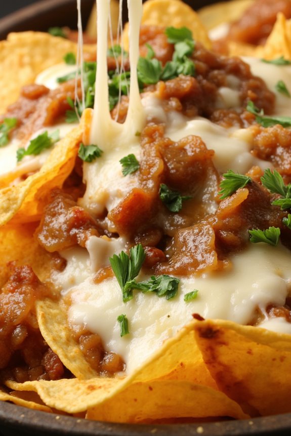 caramelized onion nacho delight