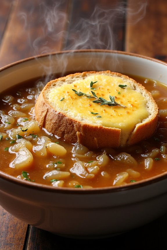 caramelized onion soup delight