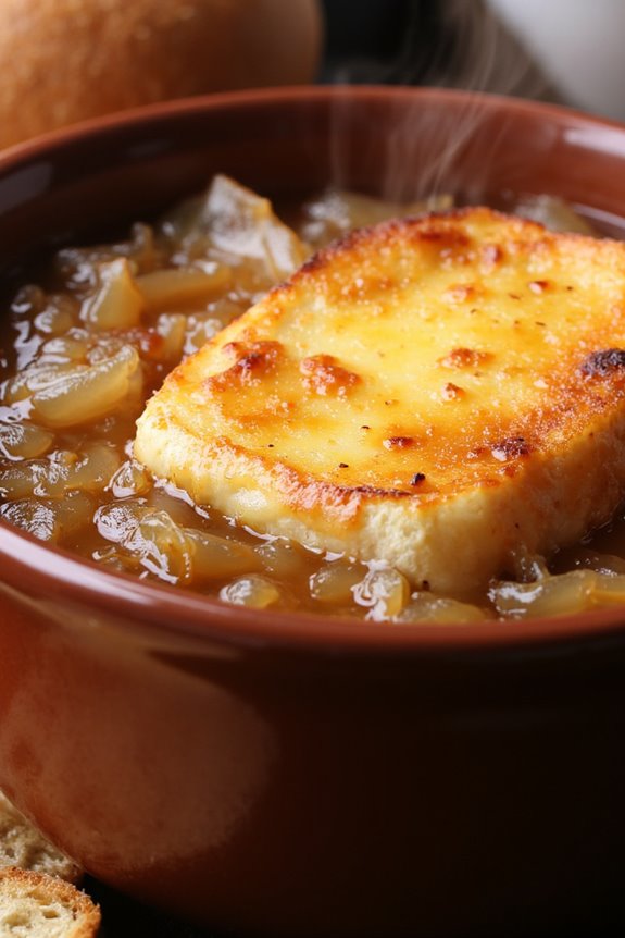 caramelized onions savory broth