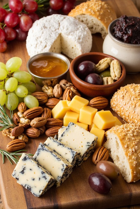 cheese baguette flavors presentation