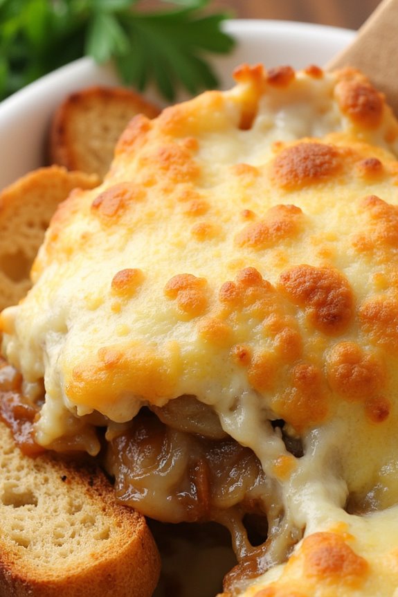 cheesy baked onion casserole