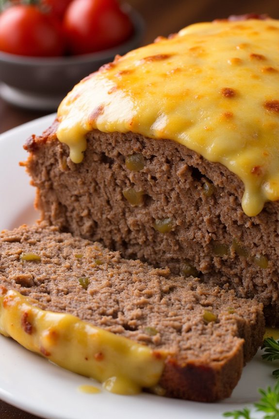 cheesy comforting meatloaf delight