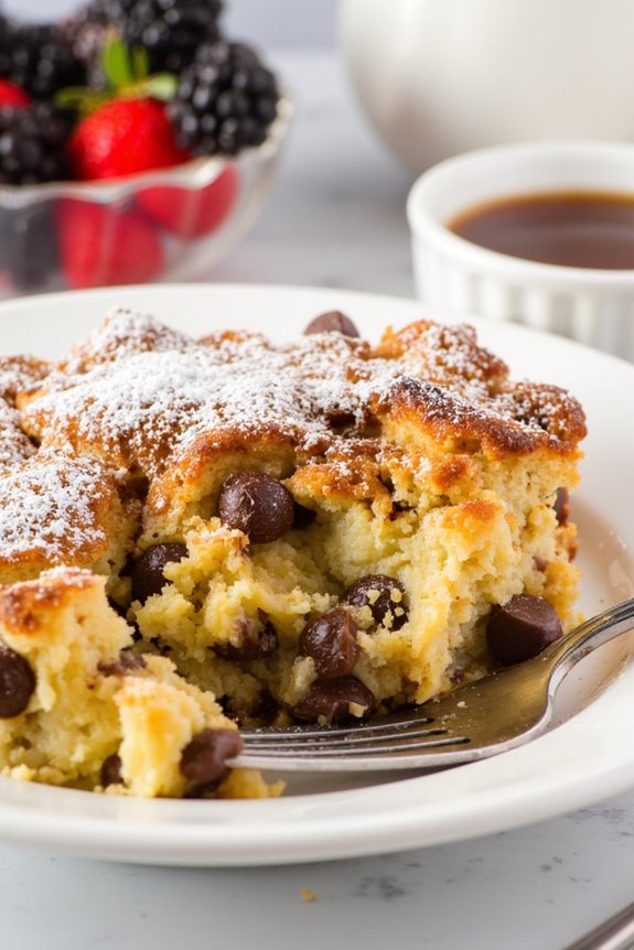 chocolate chip breakfast casserole