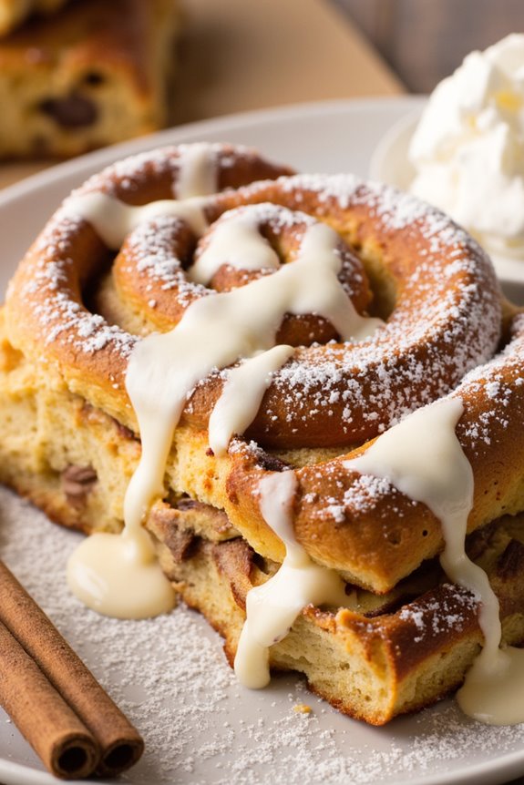 cinnamon roll breakfast casserole