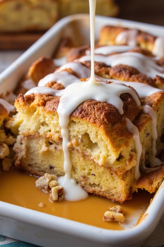 cinnamon roll french toast bake