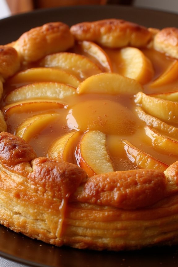 classic caramelized apple tart