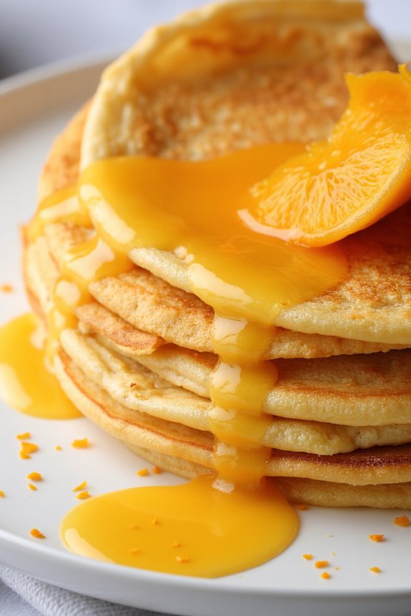 classic flamb ed orange dessert