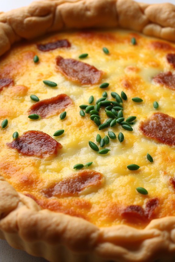classic french bacon quiche