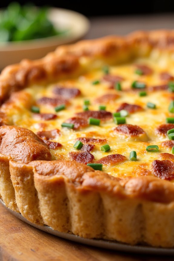 classic french bacon quiche