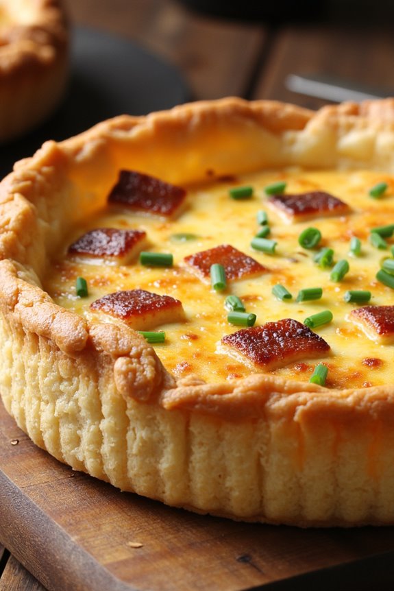 classic french bacon quiche