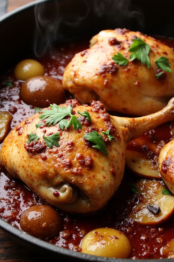 classic french braised chicken