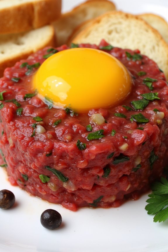 classic french raw beef