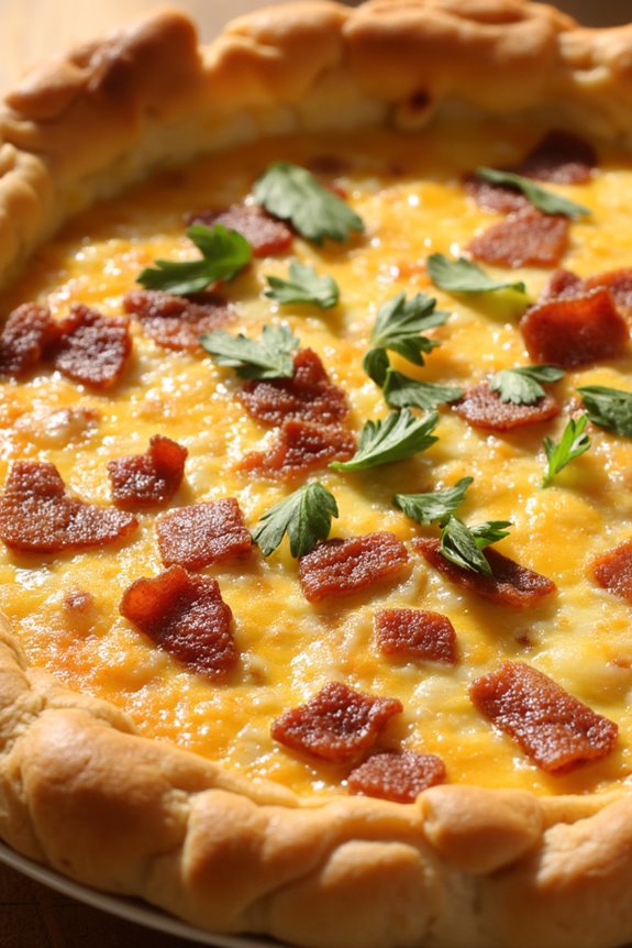 classic french savory pie