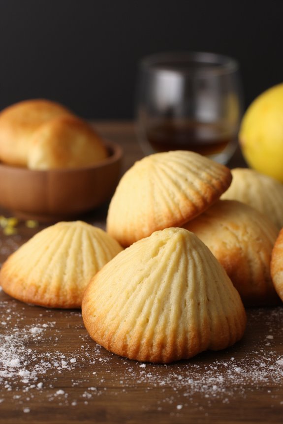 classic french shell cakes