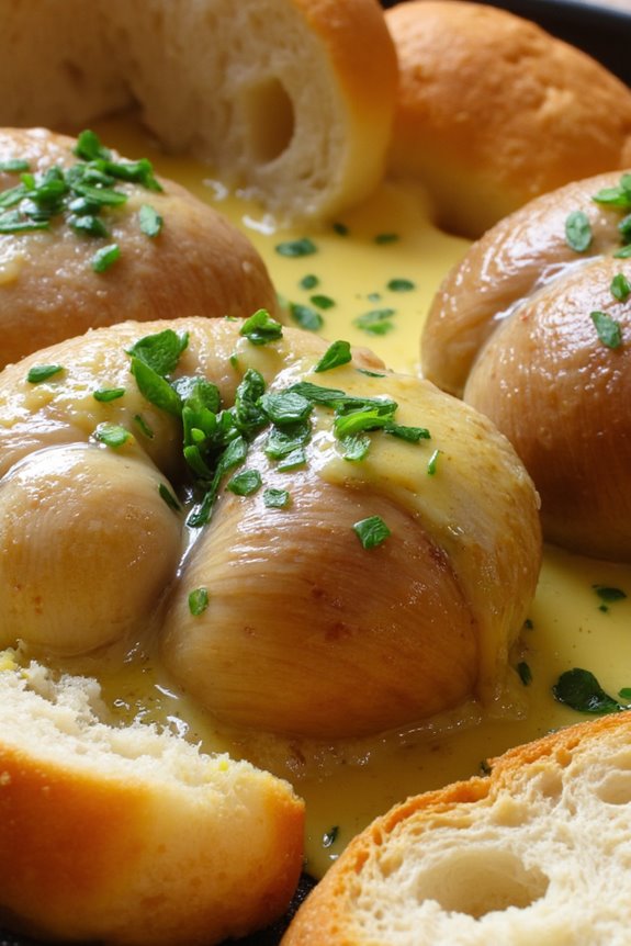 classic french snail dish