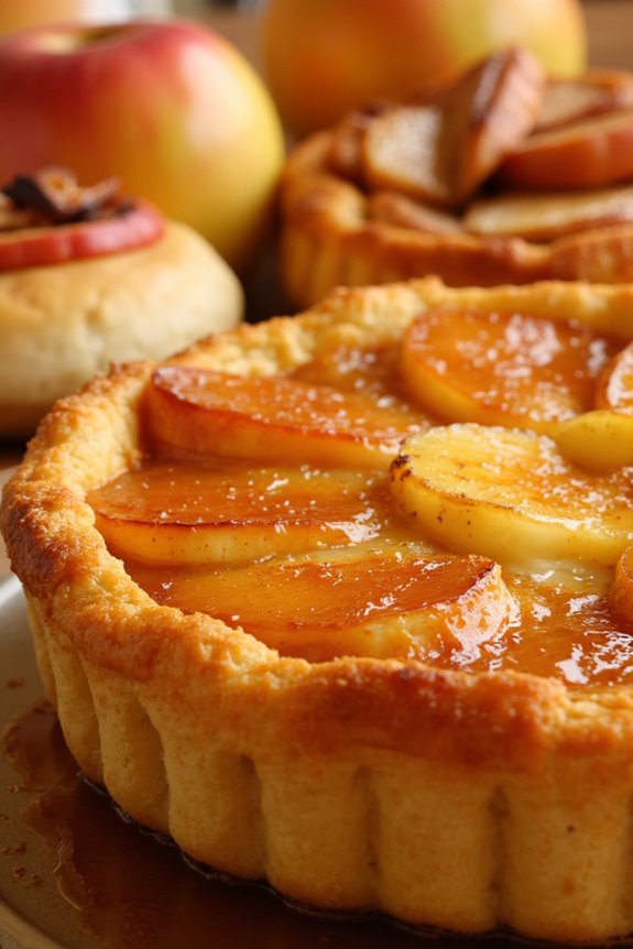 classic upside down apple tart