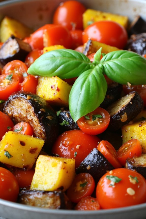 colorful nutritious vegetable dish