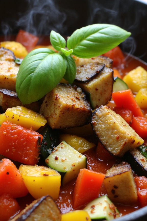 colorful summer vegetable medley