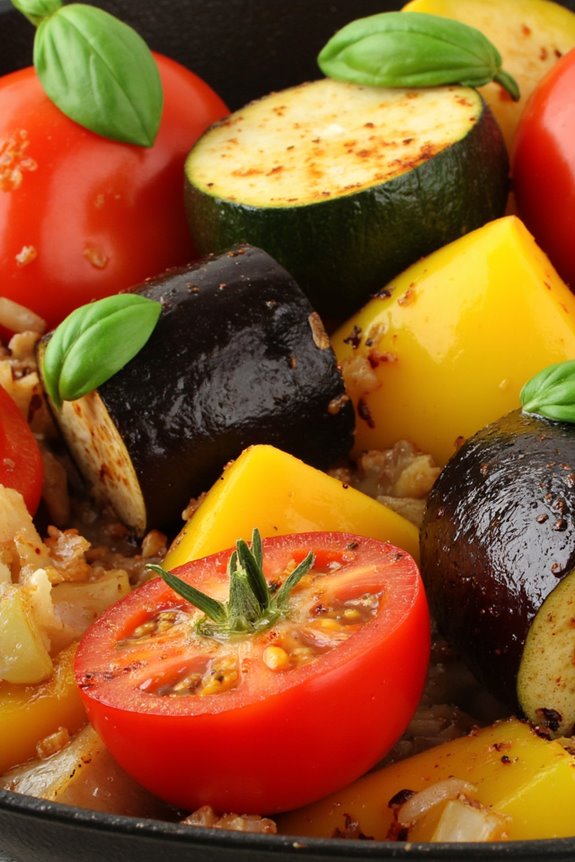 colorful vegetable medley dish