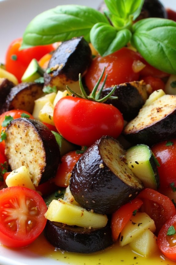 colorful vegetable medley dish