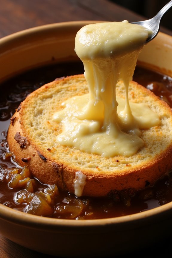 comforting caramelized onion soup