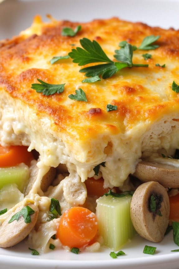 comforting chicken herb casserole