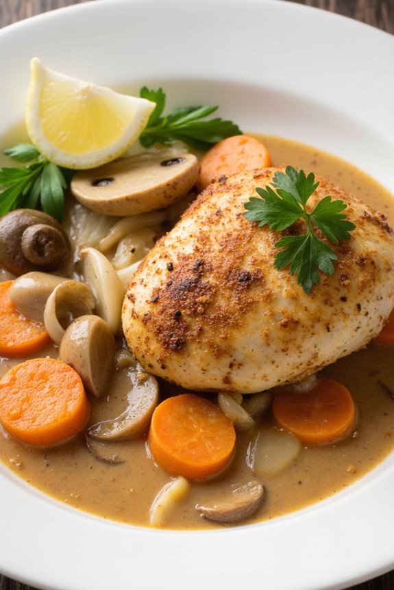 comforting creamy chicken dish