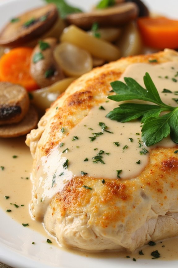 comforting creamy chicken stew