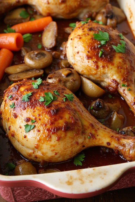 comforting french chicken casserole