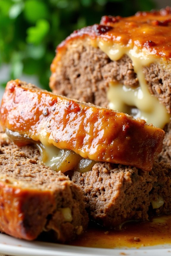 comforting french onion meatloaf