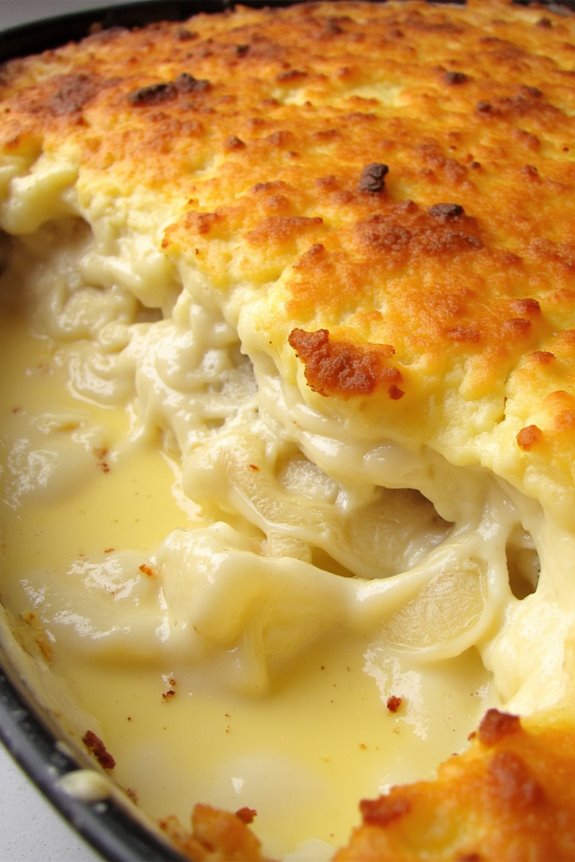 creamy cheesy potato gratin