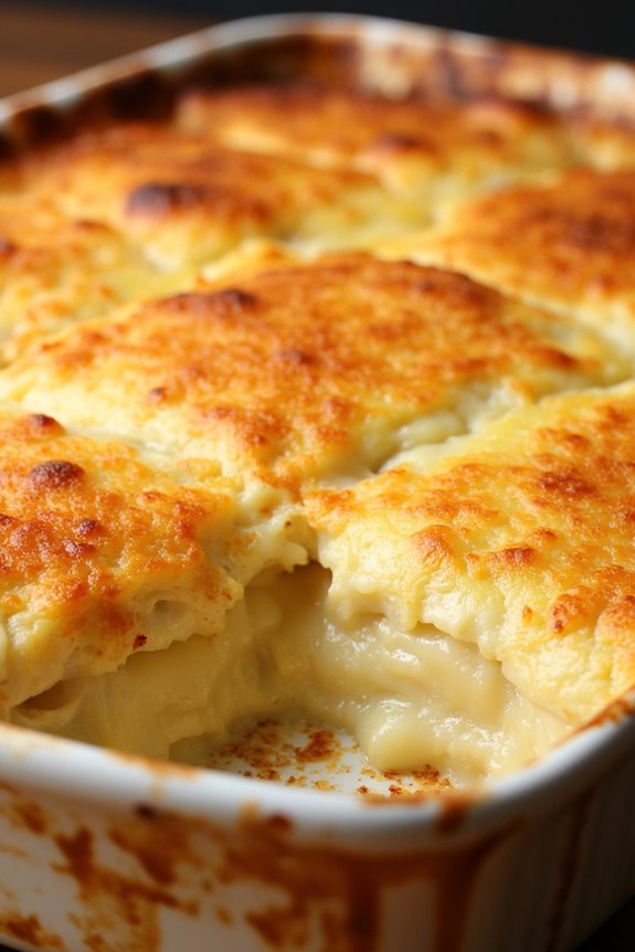creamy cheesy potato gratin