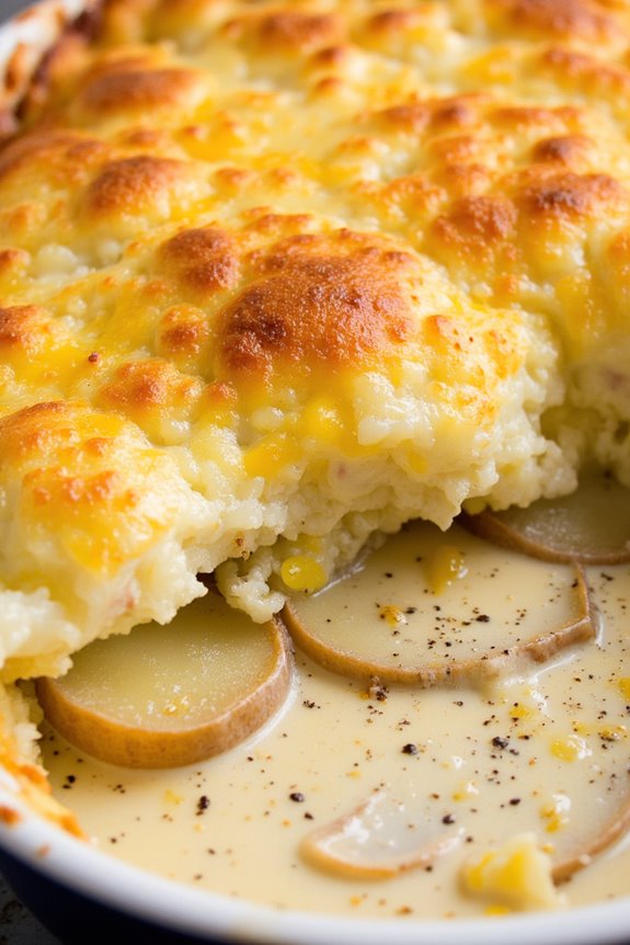 creamy cheesy potato indulgence