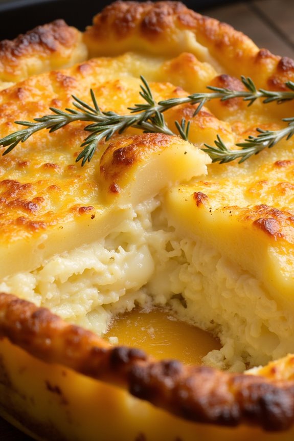creamy layered potato dish