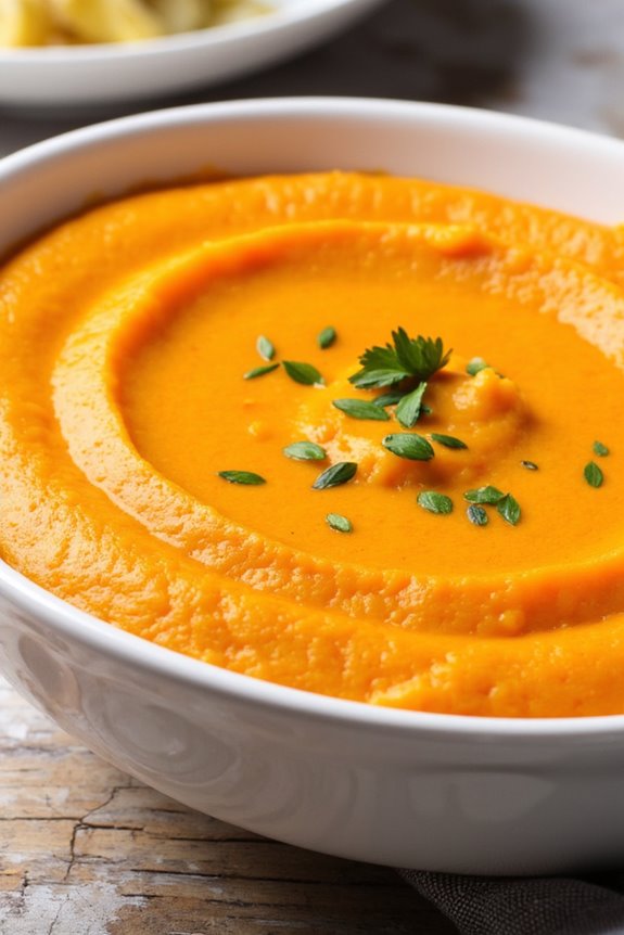 creamy nutritious vegetable pur e