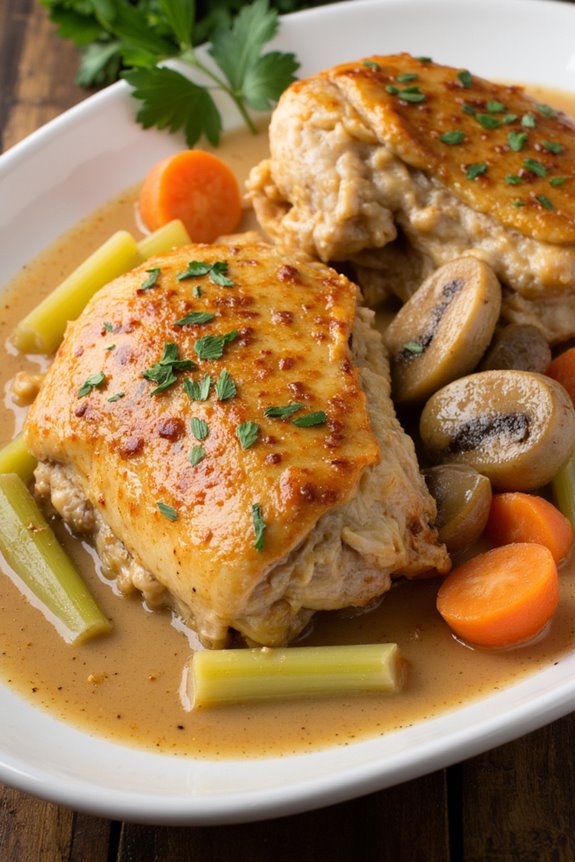 creamy savory chicken stew