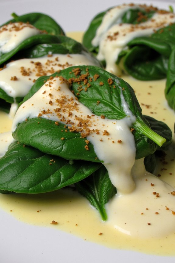 creamy spinach side dish