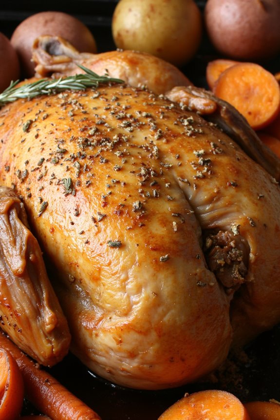 crispy roasted chicken perfection