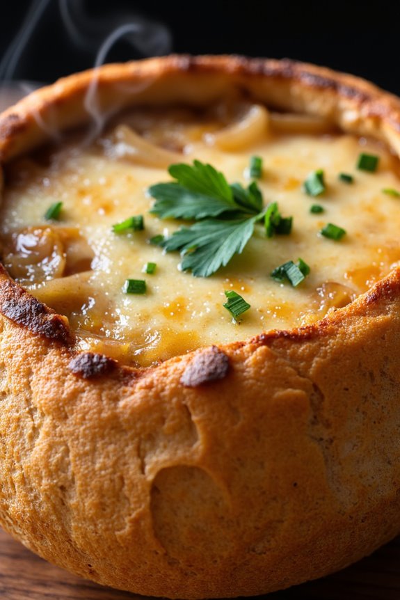 crusty bread bowl delight