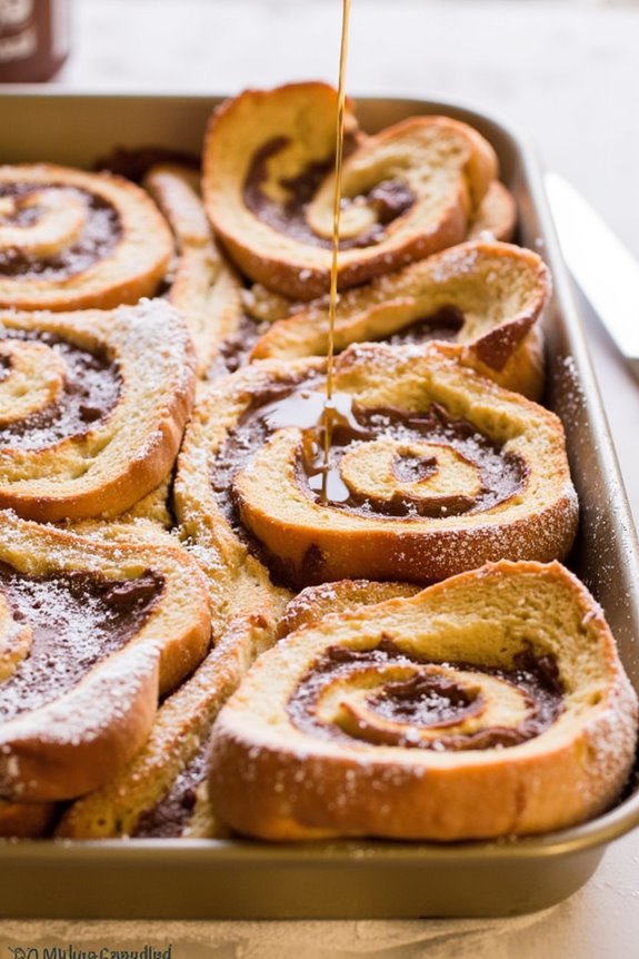 decadent nutella french toast