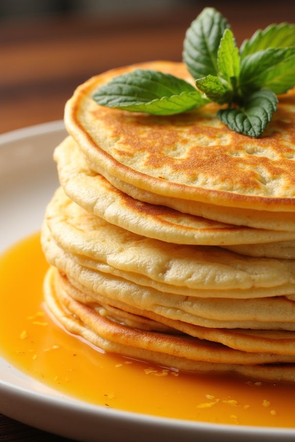 delicate cr pes with citrus sauce