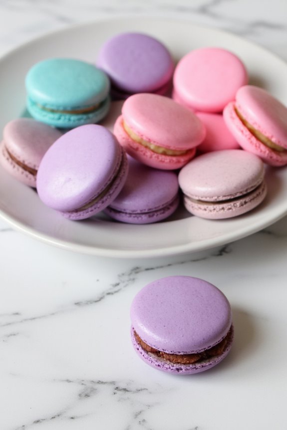 delicate french meringue confections