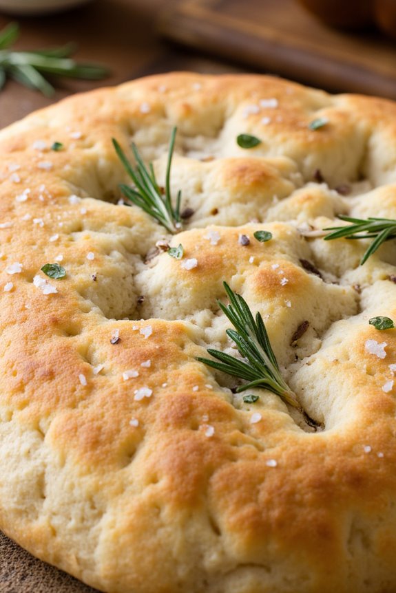 delicious airy herb infused bread