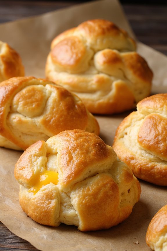 delicious french cheese puffs