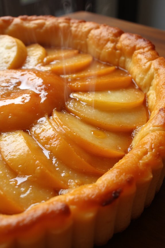 delicious upside down apple tart