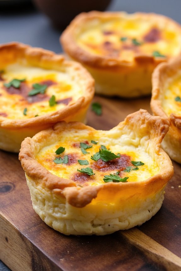 delightful bite sized savory tarts